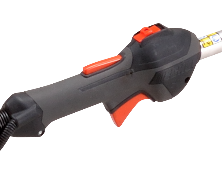 In-line handle with rubber grip In-line handle with rubber grip