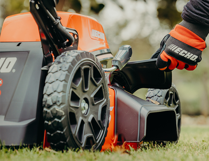 Options for mowing. Options for mowing.